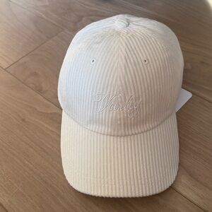 NWT Varley Vickers Soft Cord Cap - egret